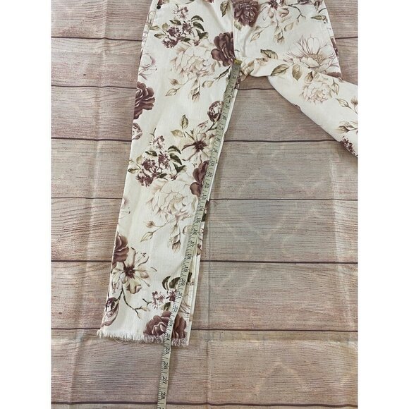 Johnny Was Women's Cropped Boyfriend Mid Rise Relaxed Fit Jeans - 25 - Picture 6 of 15